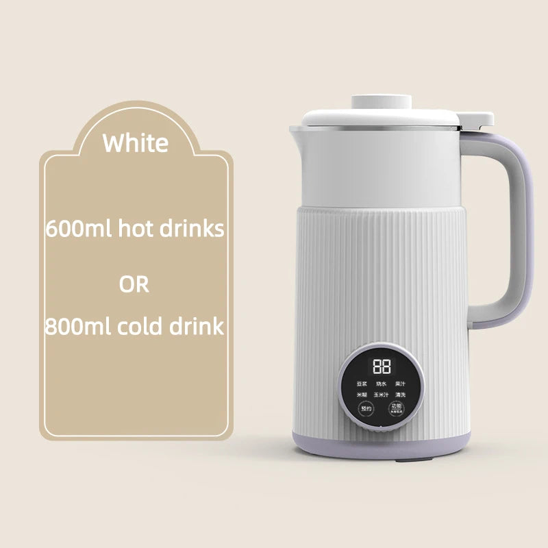 800ML Soybean Milk Machine Electric Juicer Filter-free Soy Milk Maker Blender Mixer Fresh Juice Maker Wall Breaking Machine 220V