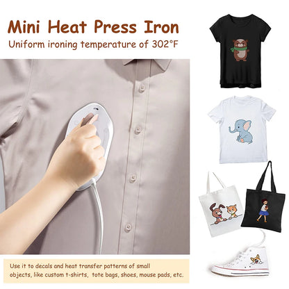 300W Electric Iron Mini Clothes Dryer Travel Dual-voltage Dryer Ceramic Based Iron Clothing Wrinkle Remover